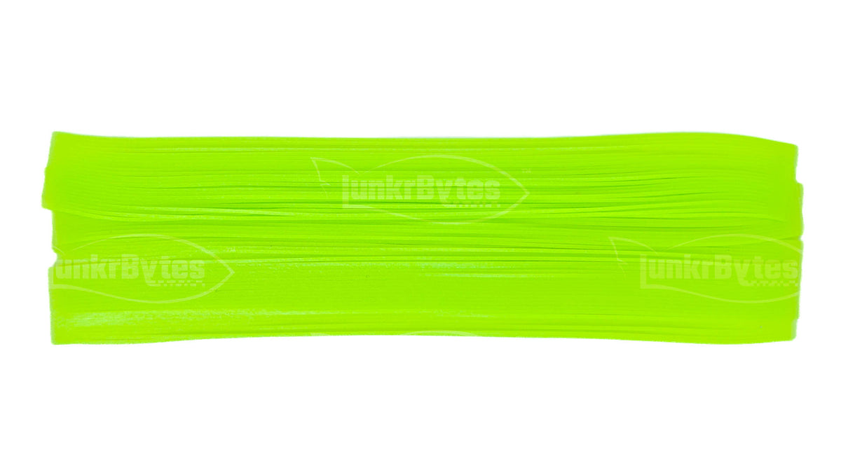 Metallic Chartreuse Silicone Skirt Tab – Reaction Strike Trigger for Bass (8801-229)