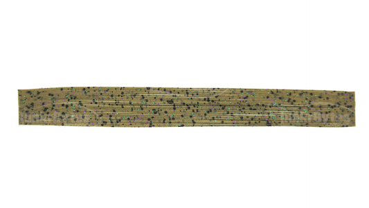 Dark Watermelon Candy Black Dots With Red & Green Flake Component Silicone Skirt Tab (8802-175)