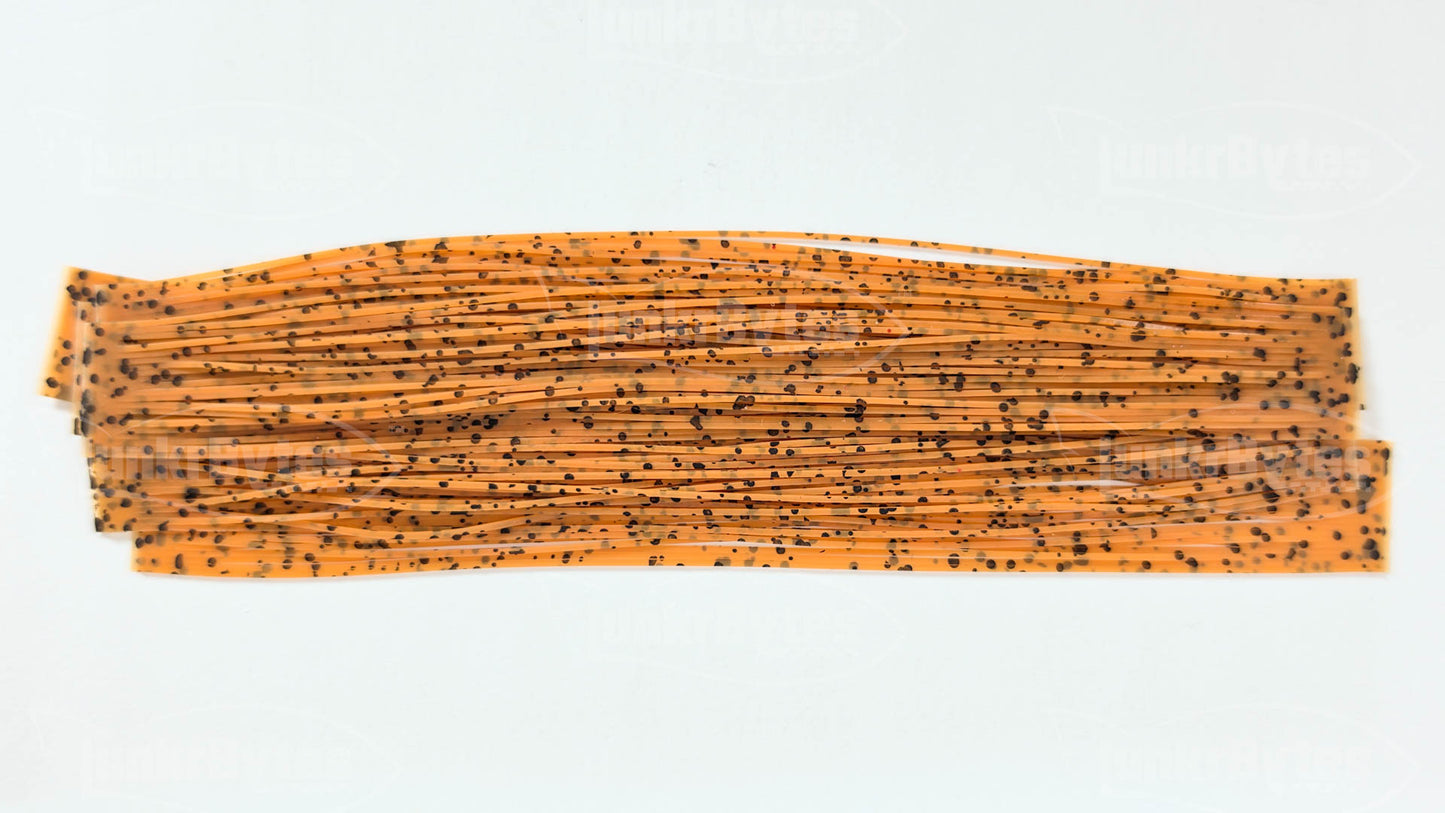 Natural Pumpkin Black Speckled Silicone Skirt Tab – Nature’s Edge Series (8802-532)