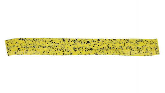 Light Yellow Black Dots Silicone Skirt Tab – Crawfish Pattern for Bass (8802-563) Component Silicone Skirt Tab (8802-563)