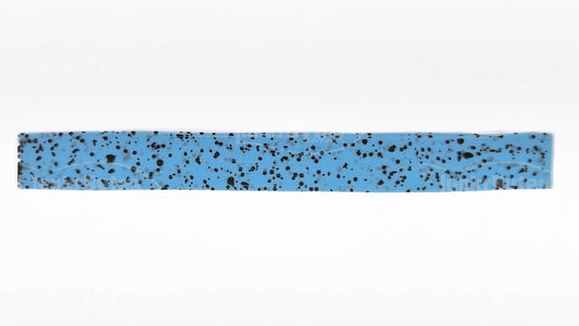 Blue Black Dots Silicone Skirt Tab – Reaction Strike Trigger for Bass (8802-567) Component Silicone Skirt Tab (8802-567)