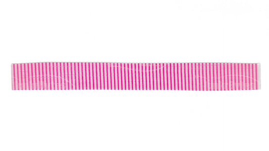 Clear / Pink Stripe Silicone Skirt Tab (8818-256)