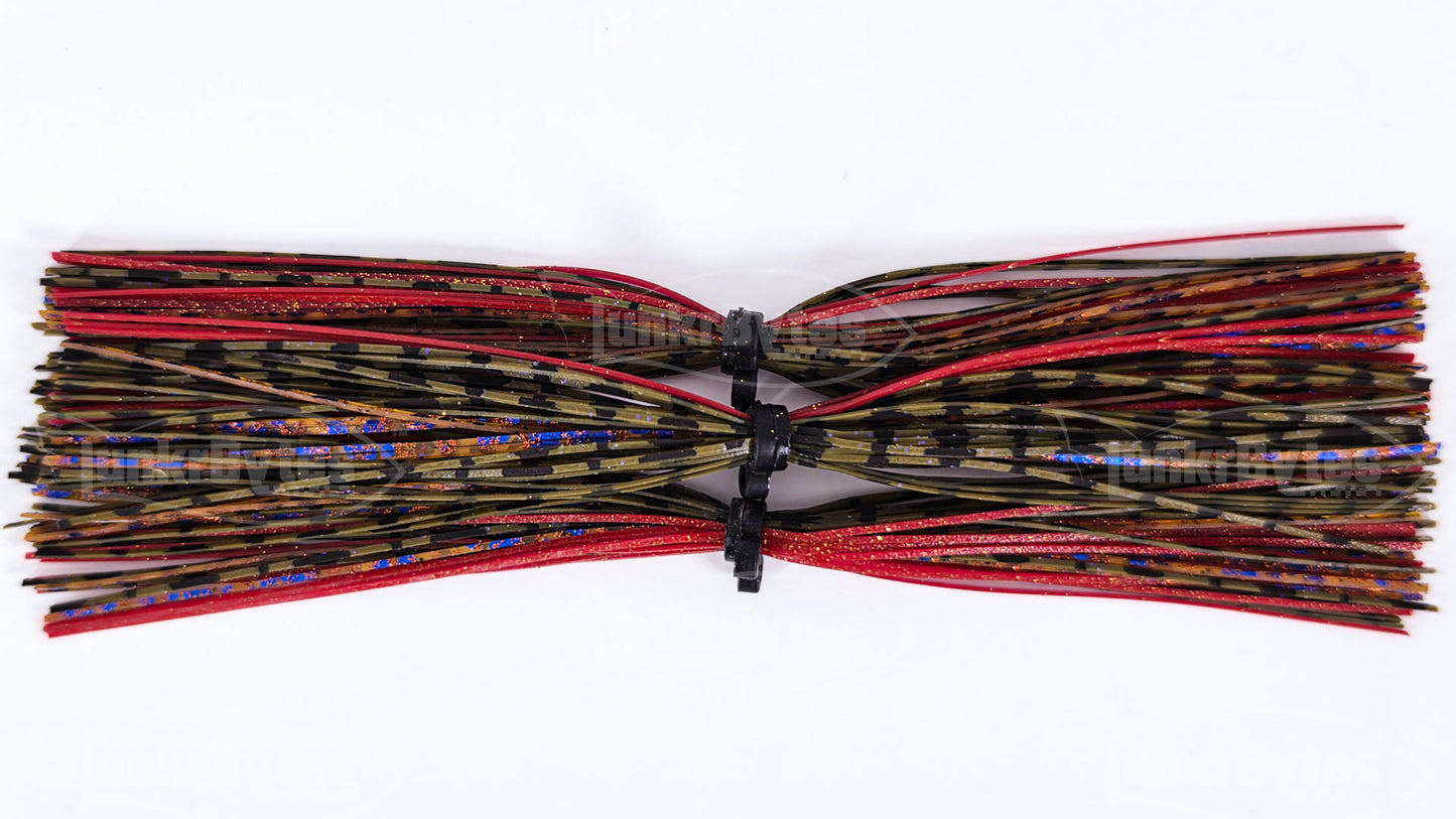 Red Clay Prespawn Crawler - Banded Skirt Tab (LB-1001-BS)