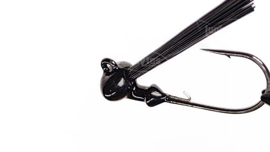 LB-2900 Arky 1/4oz Black jig head - alt view