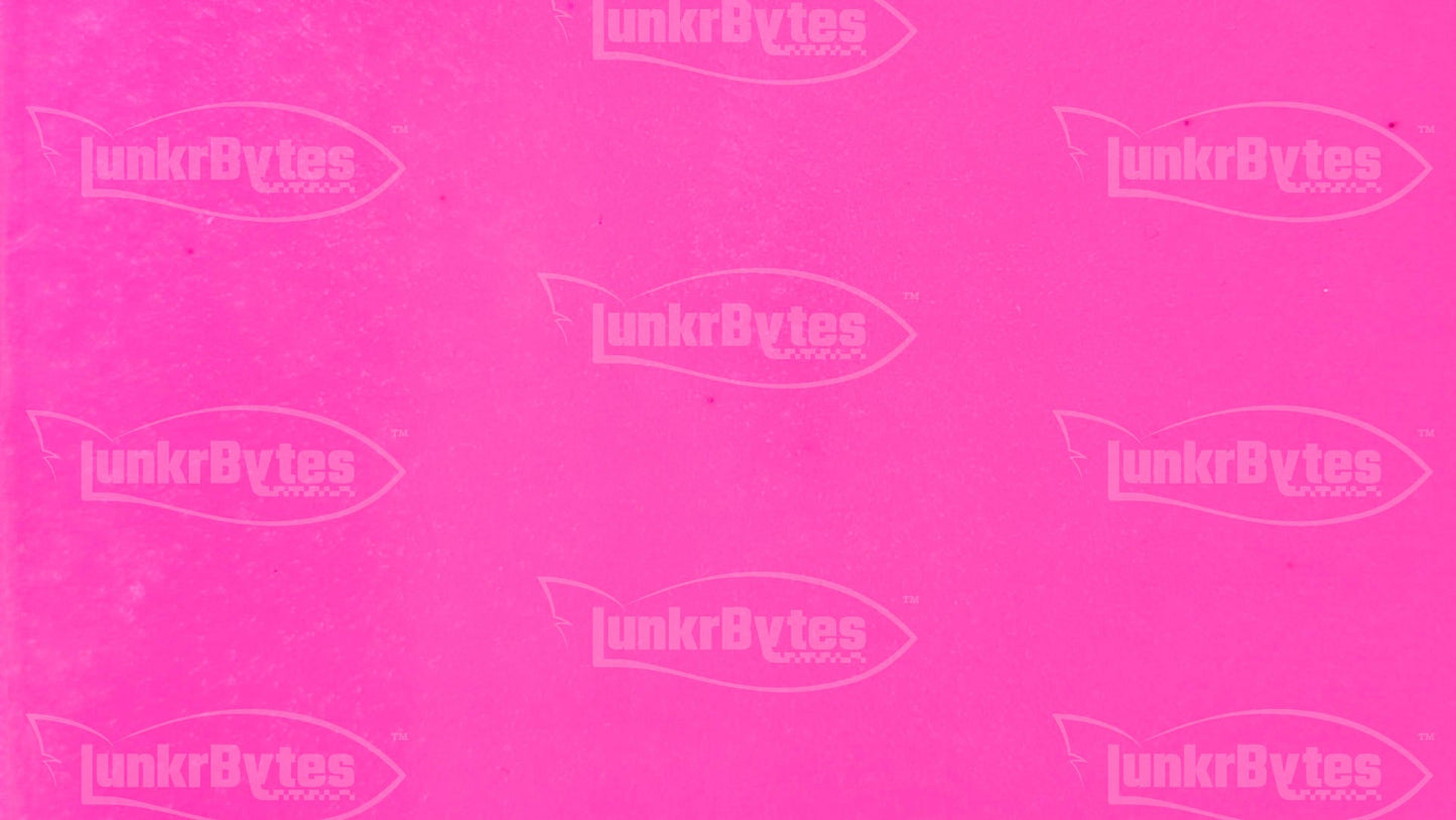 LunkrBytes LB-SHEETS-8801-119 Metallic Pink uncut silicone skirt sheet, 155 x 142 mm solid unsliced panel for cutting custom jig and spinnerbait skirts