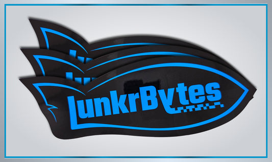 LunkrBytes 8" Premium Outdoor Decal