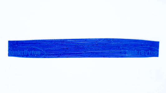 Blue / Blue & Black Flake Silicone Skirt Tab with Flake – Reaction Strike Trigger for Bass (8801-024)