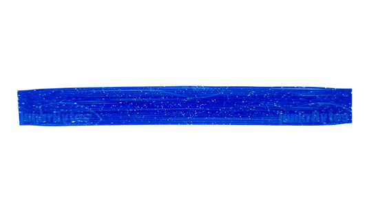 Blue / Silver Flake Silicone Skirt Tab with Flake – Shad Imitation for Bass (8801-026)