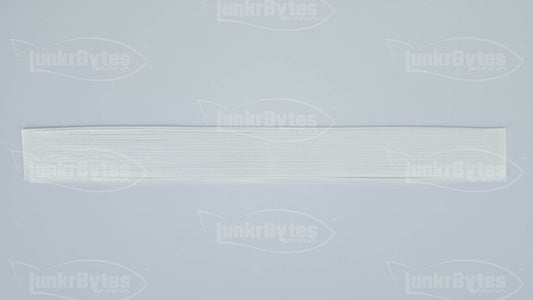 Pearlescent White Silicone Skirt Tab – Shad Imitation for Bass (8801-030)