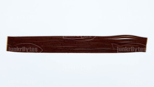 Brown / Black Flake Silicone Skirt Tab with Flake – Crawfish Pattern for Bass (8801-037)