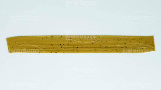 Pumpkin / Black Flake Silicone Skirt Tab with Flake – Crawfish Pattern for Bass (8801-150)
