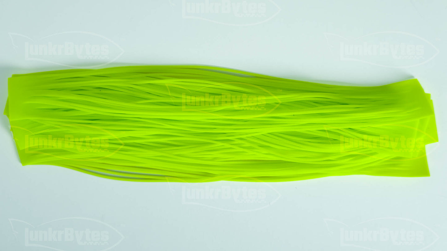 Hot Chartreuse Silicone Skirt Tab – Reaction Strike Trigger for Bass (8801-231)