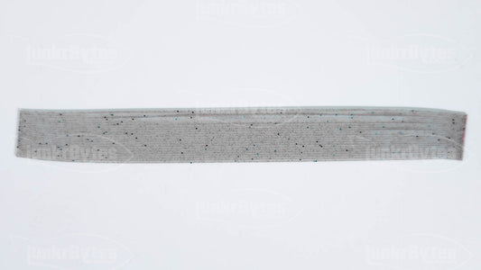 Gray / Pearlescent Blue / Bronze Flake Silicone Skirt Tab with Flake – Shad Imitation for Bass (8801-276)