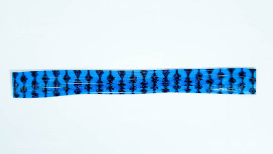 Deep Blue Silicone Skirt Tab with Flake – Reaction Strike Trigger for Bass (8806-636)