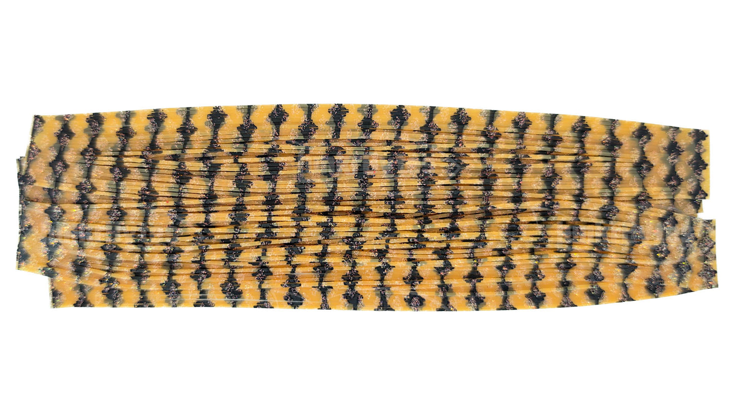 Natural Pumpkin Barbed Wire Silicone Skirt Tab – Barbed Wire Series (8806-633)