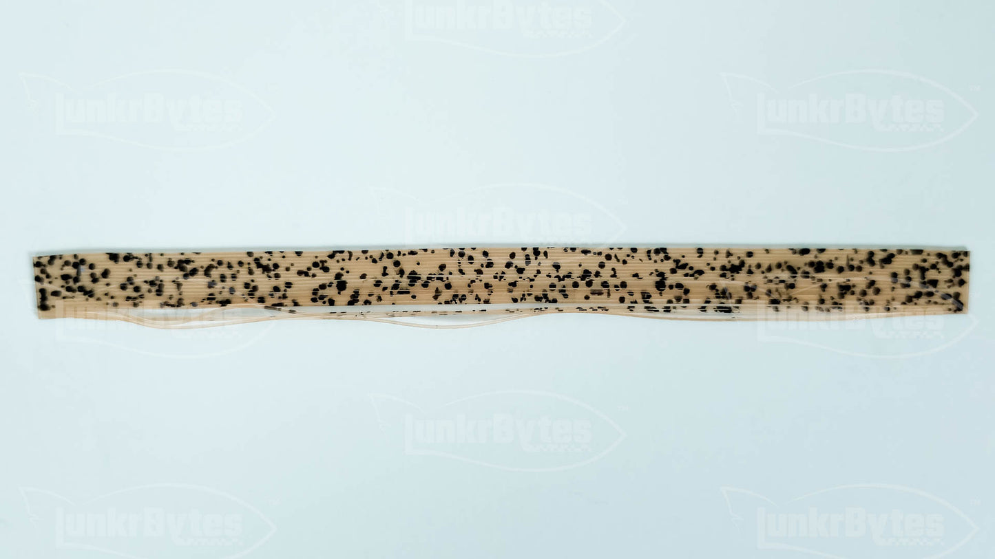 Natural Craw / Black Dots Silicone Skirt Tab – Crawfish Pattern for Bass (8808-541)