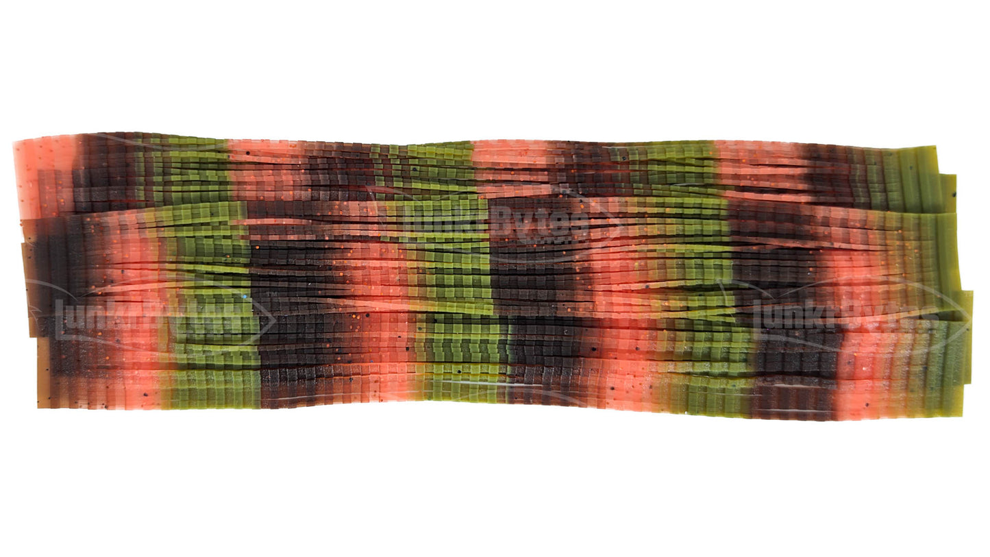 Dirty Pumpkin Silicone Skirt Tab – Ripple Multi-Color Series (8816-735)