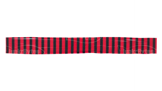 Dark Red Zebra Stripe Silicone Skirt Tab – Zebra Stripe Series (8818-270)