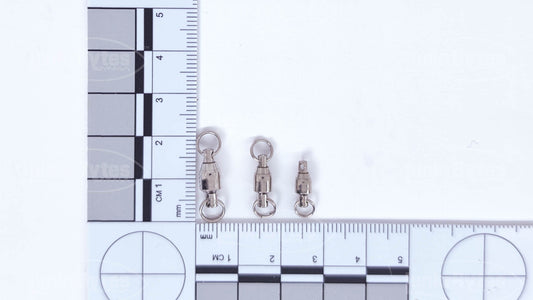 Ball Bearing Swivel with Split Rings – Nickel