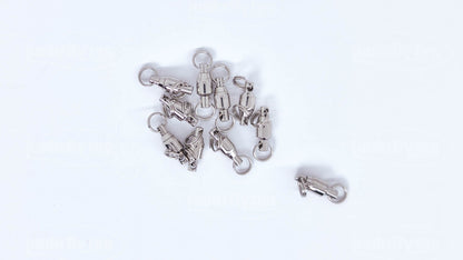 Ball Bearing Swivel with Split Rings – Nickel – #3