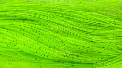 Chartreuse / Black & Green Flake Silicone Skirt Tab with Flake – Reaction Strike Trigger for Bass (8801-035) Component Silicone Skirt Tab (8801-035)