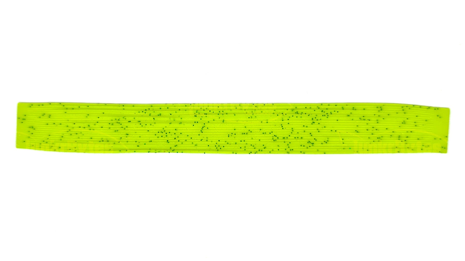 Chartreuse / Black & Green Flake Silicone Skirt Tab with Flake – Reaction Strike Trigger for Bass (8801-035) Component Silicone Skirt Tab (8801-035)