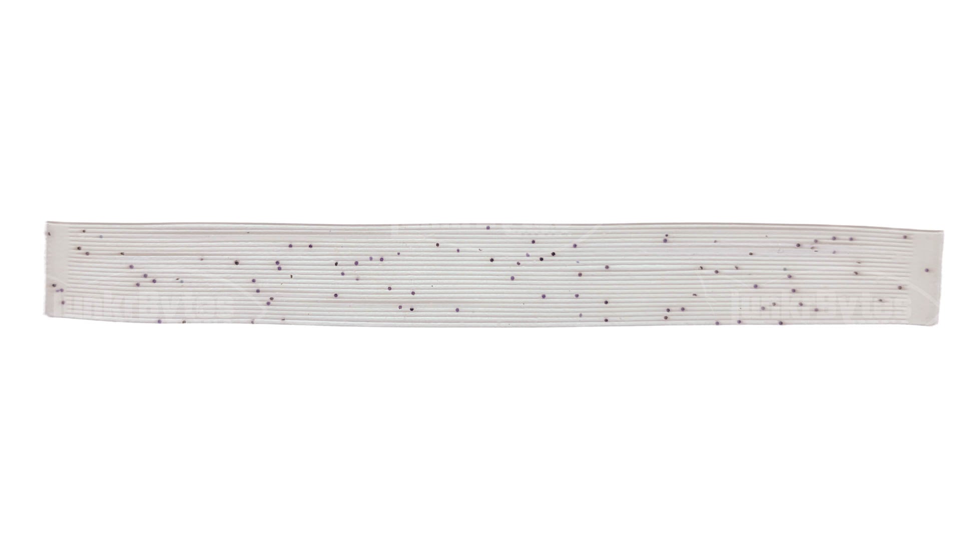 Clear / Red Interference Pepper (Black Flake) Silicone Skirt Tab with Flake – Shad Imitation for Bass (8801-054) Component Silicone Skirt Tab (8801-054)