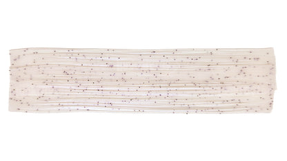 Clear / Red Interference Pepper (Black Flake) Silicone Skirt Tab with Flake – Shad Imitation for Bass (8801-054) Component Silicone Skirt Tab (8801-054)