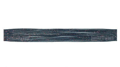 Black / Red Flake Silicone Skirt Tab with Flake – Crawfish Pattern for Bass (8801-065)