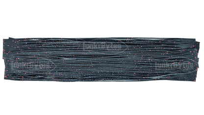 Black / Red Flake Silicone Skirt Tab with Flake – Crawfish Pattern for Bass (8801-065)