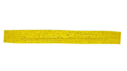 Yellow / Gold & Black Flake Silicone Skirt Tab with Flake – Shad Imitation for Bass (8801-166) Component Silicone Skirt Tab (8801-166)