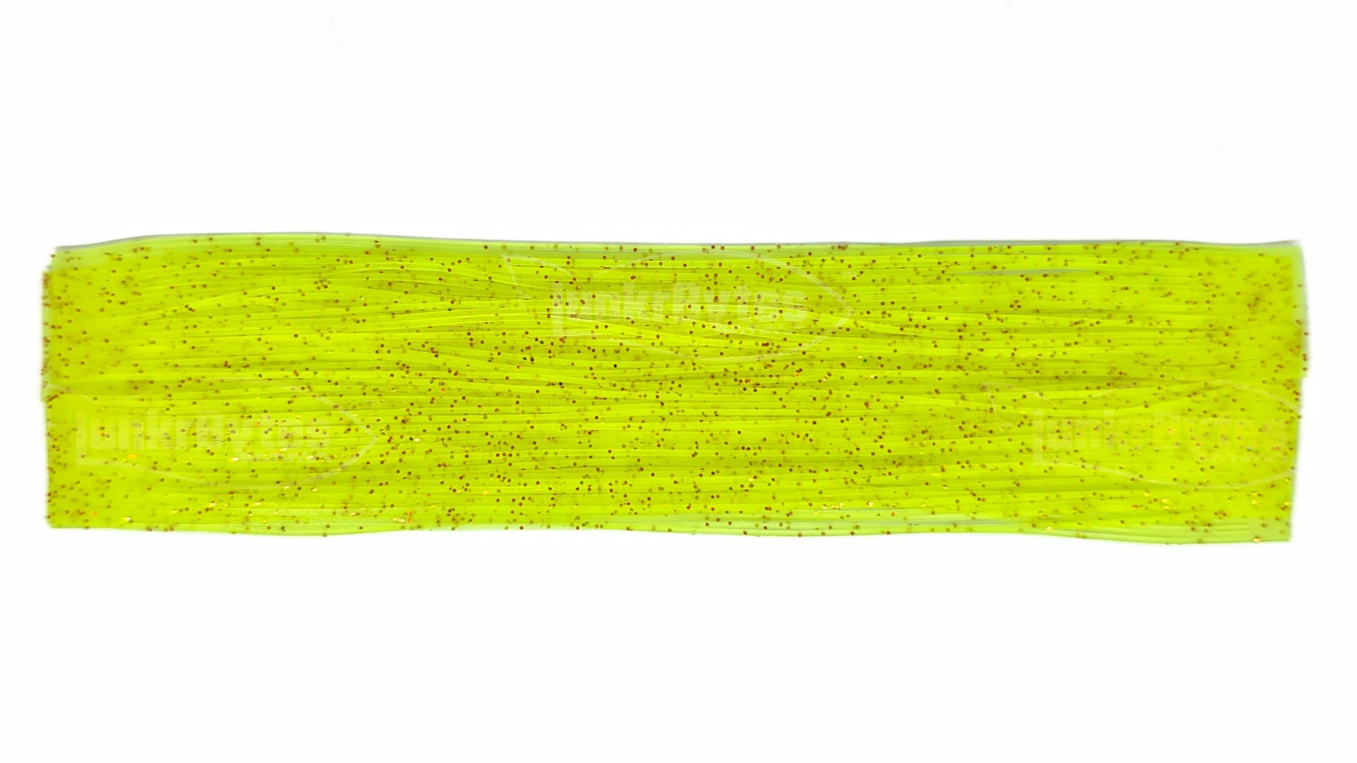 Chartreuse / Gold & Brown Flake Silicone Skirt Tab with Flake – Reaction Strike Trigger for Bass (8801-169) Component Silicone Skirt Tab (8801-169)