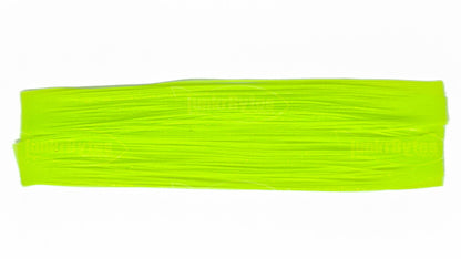 Lime Green / Gold Flake Silicone Skirt Tab with Flake – Reaction Strike Trigger for Bass (8801-180) Component Silicone Skirt Tab (8801-180)
