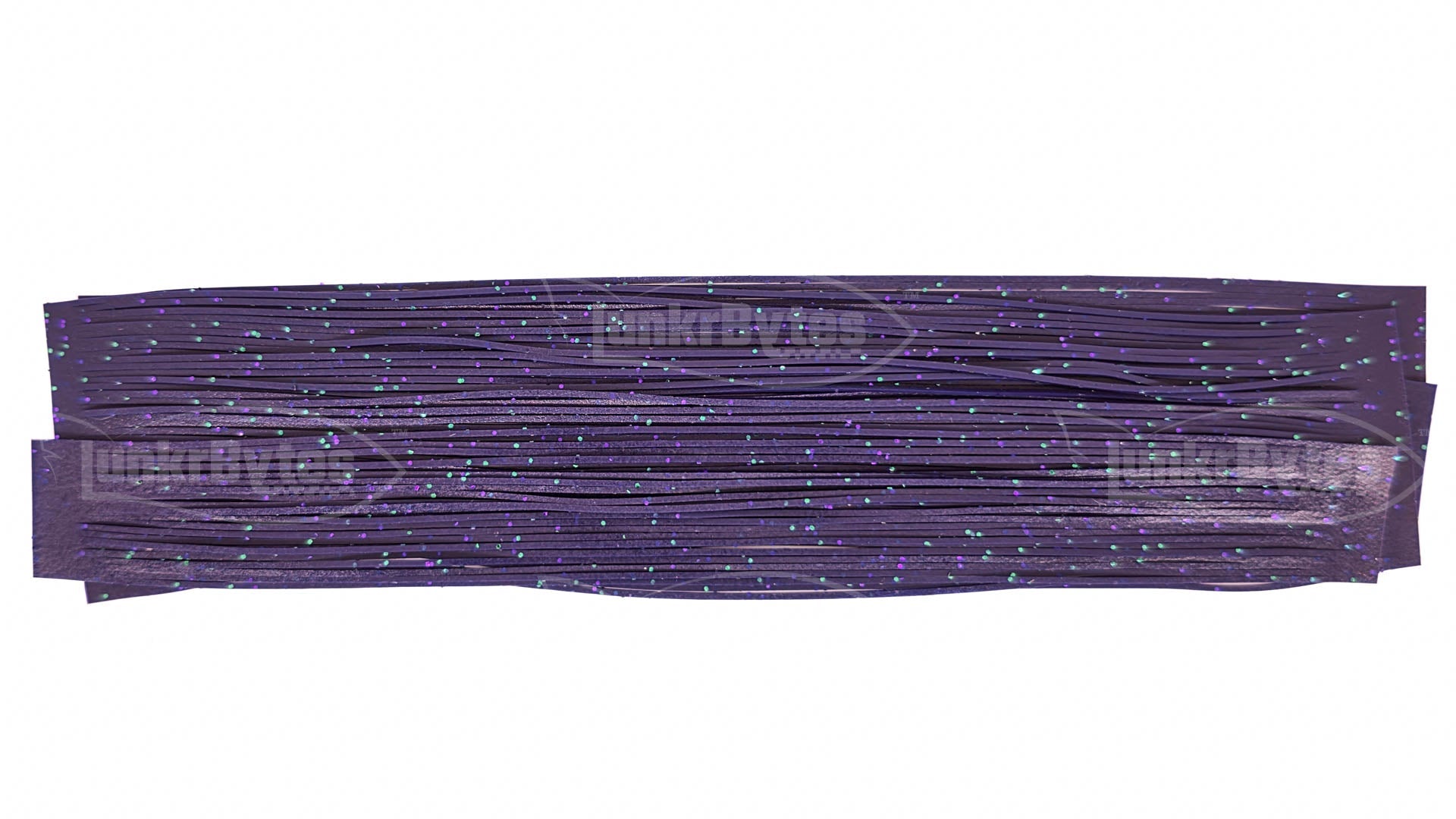 Dark Purple / Green & Purple Flake Silicone Skirt Tab with Flake – Reaction Strike Trigger for Bass (8801-185) Component Silicone Skirt Tab (8801-185)