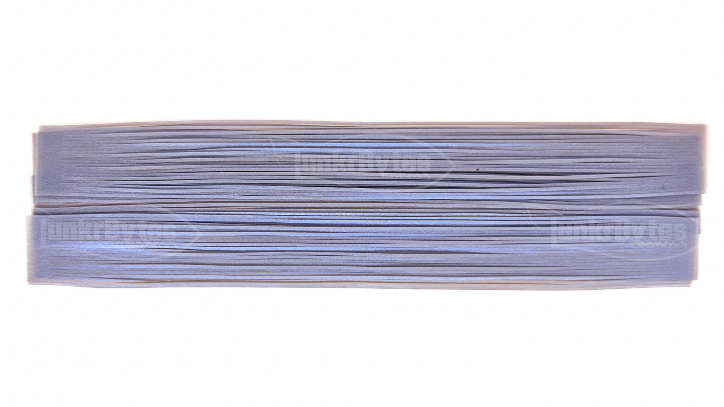 Gray / Pearlescent Blue Silicone Skirt Tab – Shad Imitation for Bass (8801-186) Component Silicone Skirt Tab (8801-186)