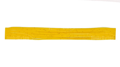 Yellow / Brown Flake Silicone Skirt Tab with Flake – Crawfish Pattern for Bass (8801-187) Component Silicone Skirt Tab (8801-187)