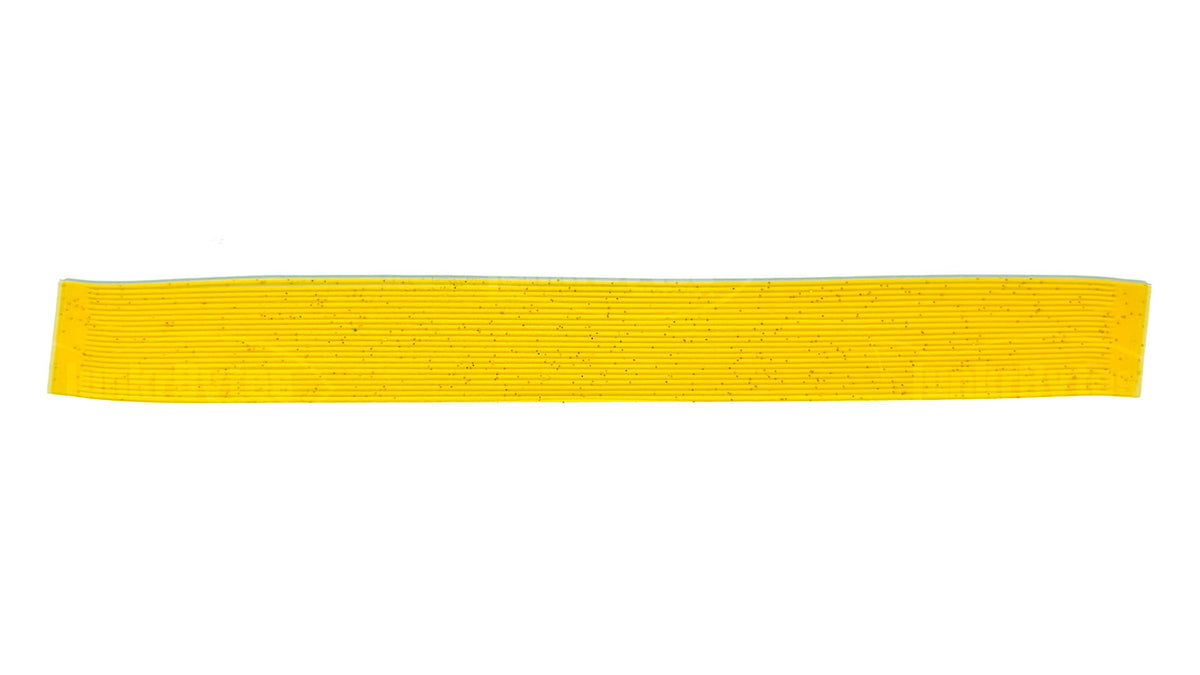 Light Orange / Gold Flake Silicone Skirt Tab with Flake – Crawfish Pattern for Bass (8801-188)