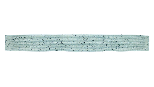 Smoke / Silver & Black Flake Silicone Skirt Tab with Flake – Shad Imitation for Bass (8801-256)