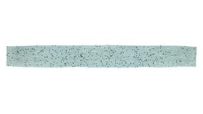 Smoke / Silver & Black Flake Silicone Skirt Tab with Flake – Shad Imitation for Bass (8801-256)