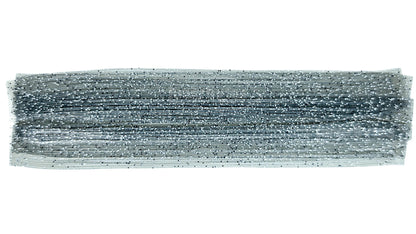 Smoke / Silver & Black Flake Silicone Skirt Tab with Flake – Shad Imitation for Bass (8801-256)