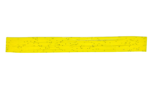 Yellow / Black Flake Silicone Skirt Tab with Flake – Reaction Strike Trigger for Bass (8801-265) Component Silicone Skirt Tab (8801-265)