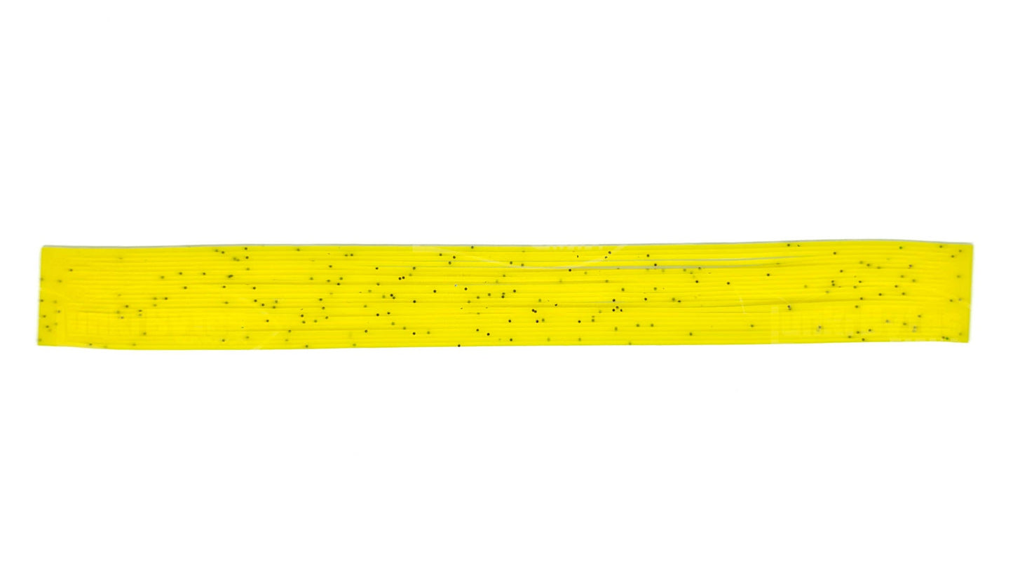 Yellow / Black Flake Silicone Skirt Tab with Flake – Reaction Strike Trigger for Bass (8801-265) Component Silicone Skirt Tab (8801-265)