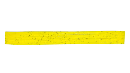 Yellow / Black Flake Silicone Skirt Tab with Flake – Reaction Strike Trigger for Bass (8801-265) Component Silicone Skirt Tab (8801-265)
