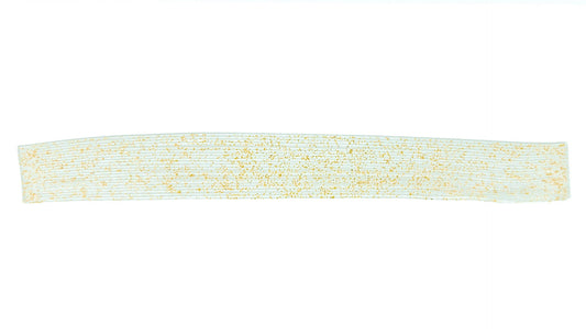 Clear / Gold Flake Silicone Skirt Tab with Flake – Shad Imitation for Bass (8801-269)