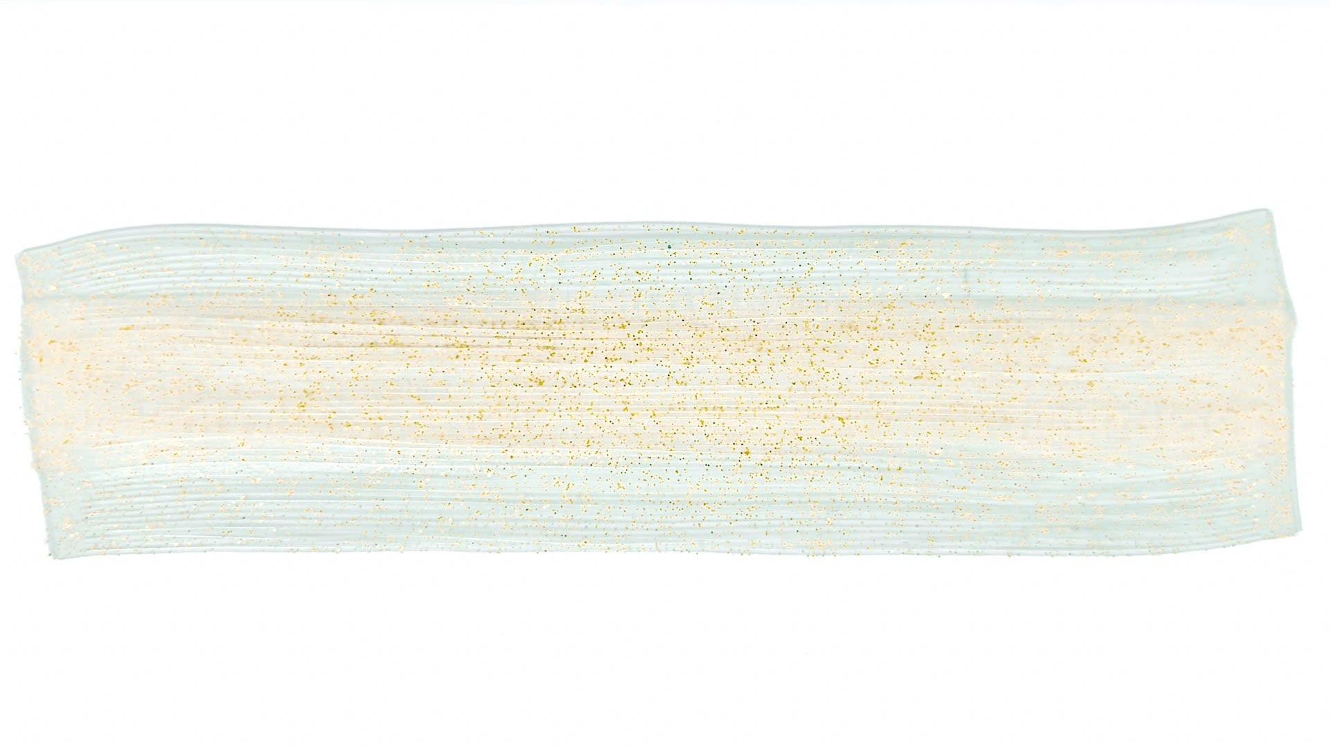 Clear / Gold Flake Silicone Skirt Tab with Flake – Shad Imitation for Bass (8801-269)