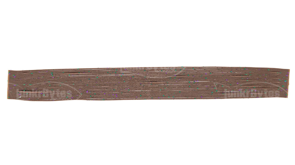 Root Beer Brown / Candy Flake Silicone Skirt Tab – Crawfish Pattern for Bass (8801-X002)