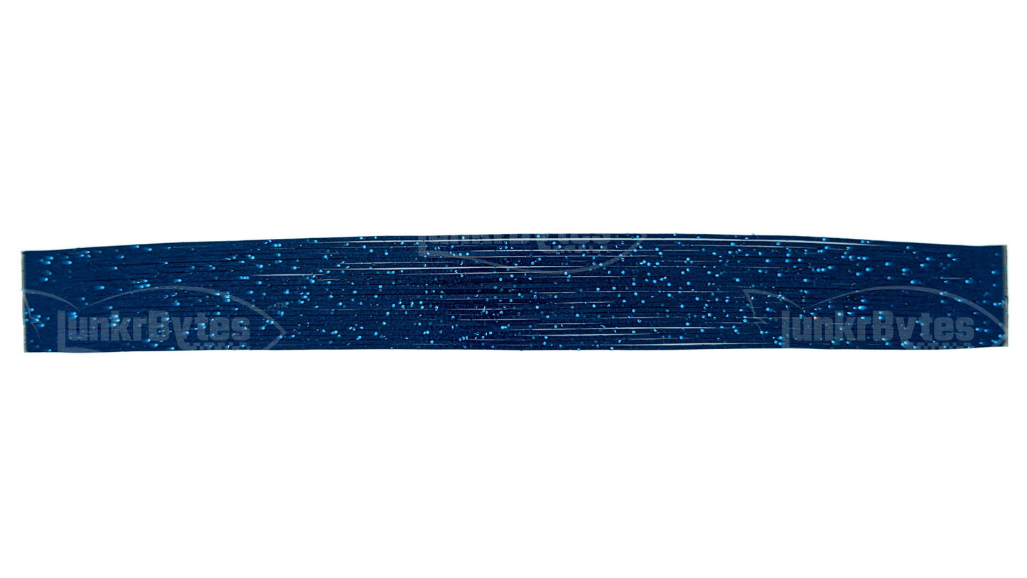 Charcoal Black / Blue Interference with Blue Flake Silicone Skirt Tab, Reaction Strike Trigger for Bass (8801-X003)