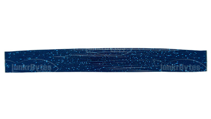 Charcoal Black / Blue Interference with Blue Flake Silicone Skirt Tab, Reaction Strike Trigger for Bass (8801-X003)