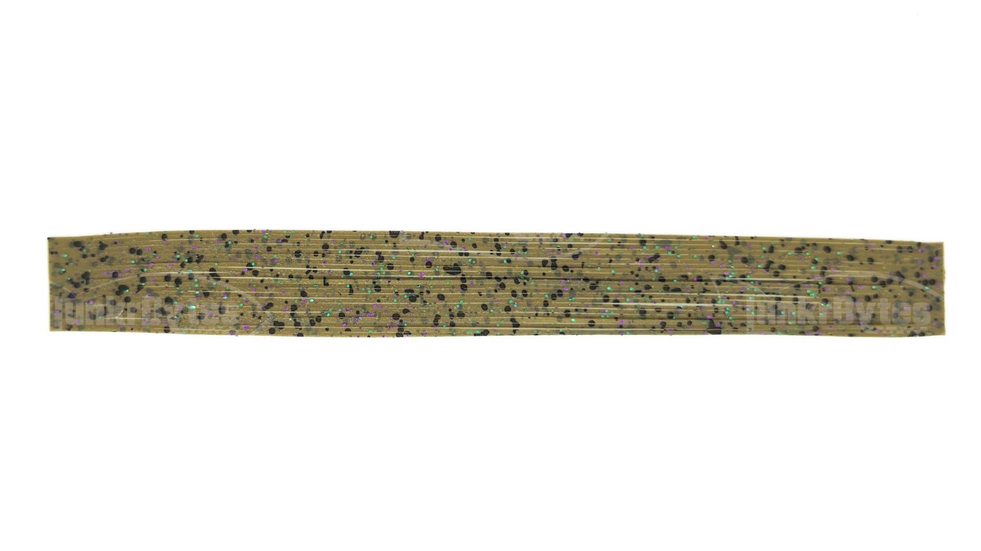 Dark Watermelon Candy Black Dots With Red & Green Flake Component Silicone Skirt Tab (8802-175)