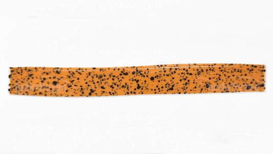 Natural Pumpkin Black Speckled Silicone Skirt Tab – Nature’s Edge Series (8802-532)